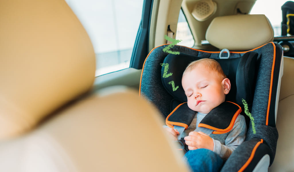 viajar en coche con bebe